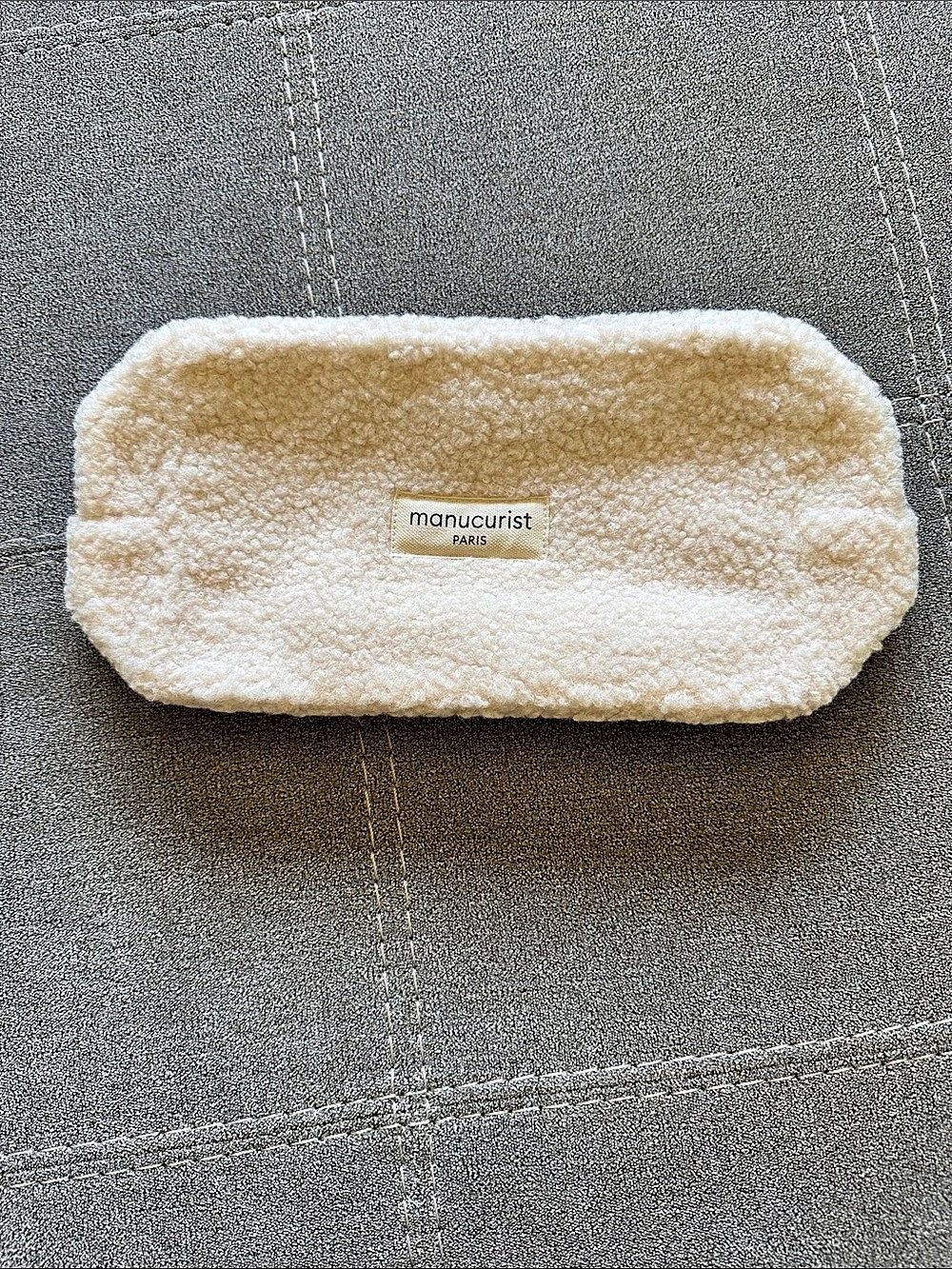manucurist Teddy Bag Cosmetic Pouch Cream